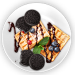 Oreo Temptation Belgian Waffle 