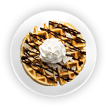 Cookies & Cream Belgian Waffle 
