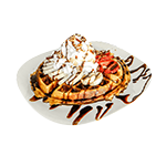 Ice & Cream Special Belgian Waffle 