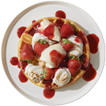 Strawberry Delight Belgian Waffle 
